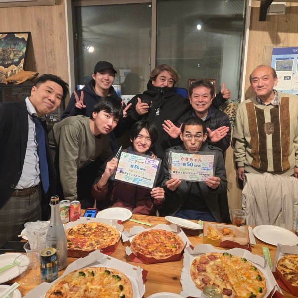 2025年潜り初めツアーin熱海　京王線で通いやすい！東京ダイビングスクールBeyond
